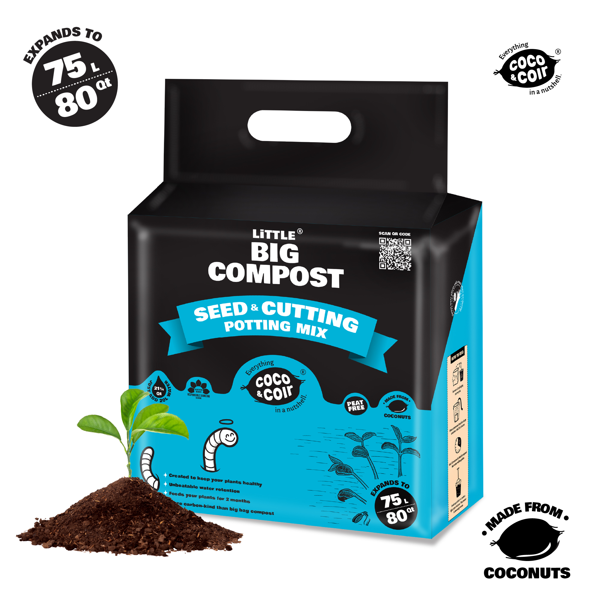 Cutting & Seeding Compost - 75L - with perlite