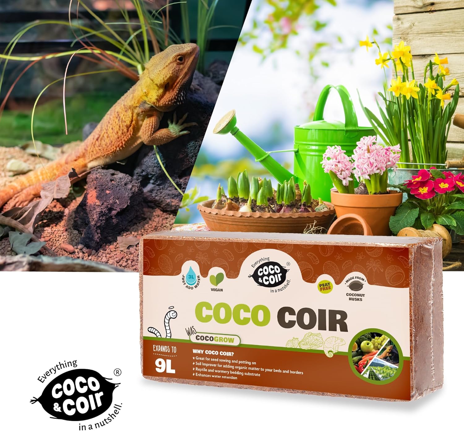 Coir Compost - 9L - 100% organic