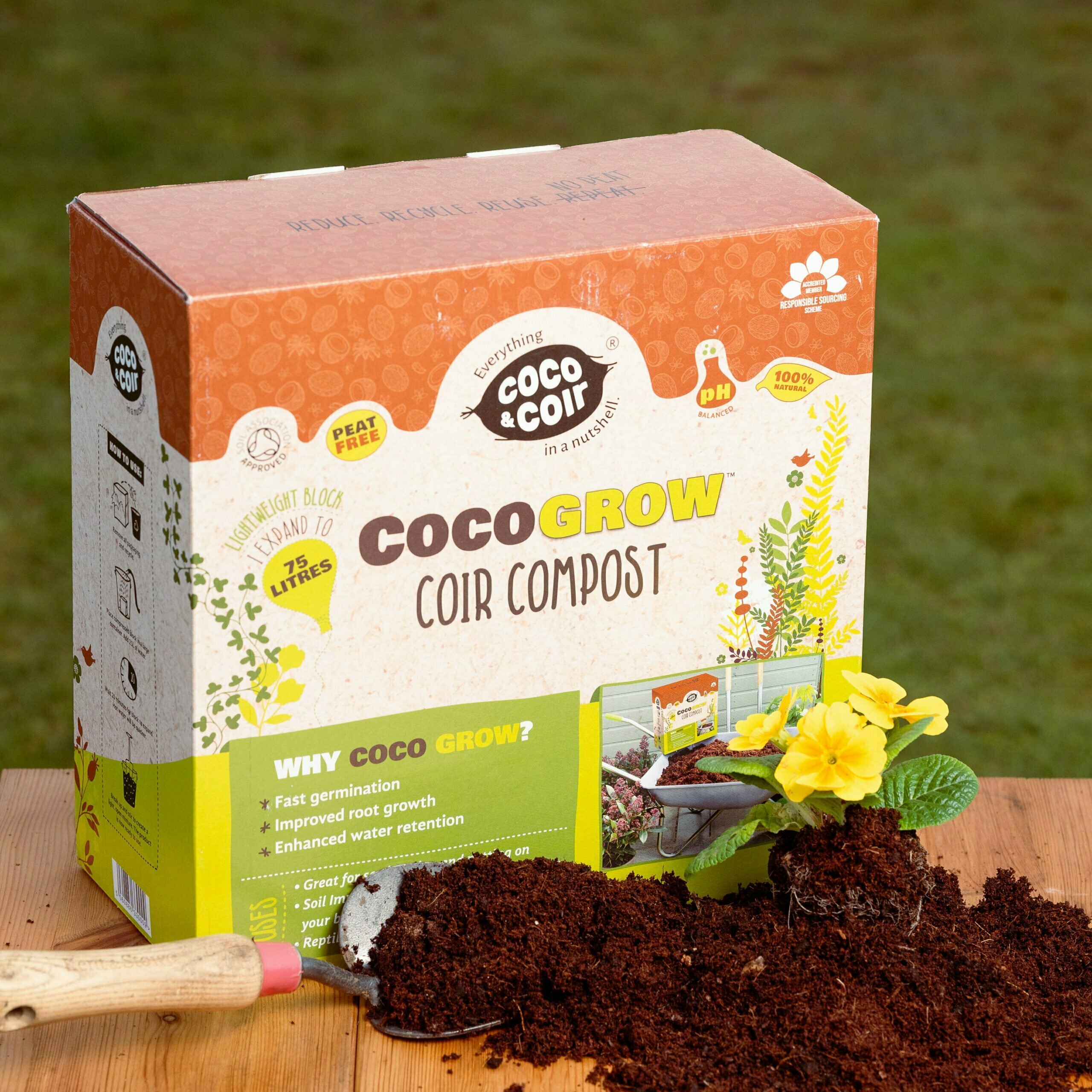 Coir Compost - 75L - 100% organic