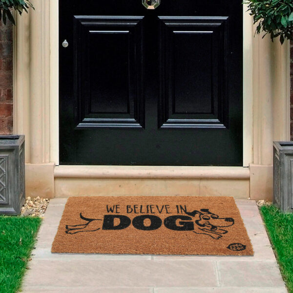 Family and Dog Welcome Doormat – Coco & Bass