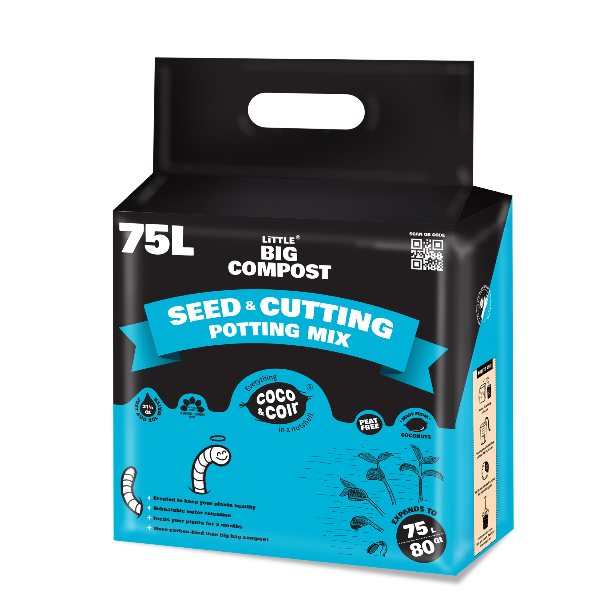 Cutting & Seeding Compost - 75L - with perlite