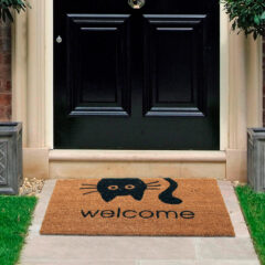 Meow Welcome Coir Doormat