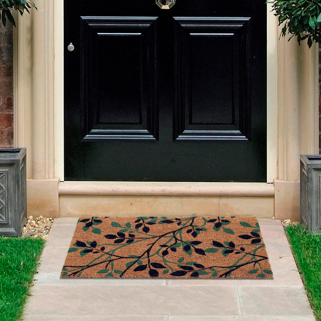 Shadow leaves Coir Doormat