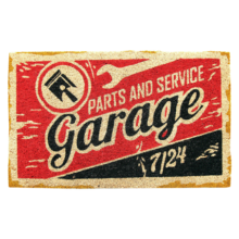 The Garage Motoring Doormat Design