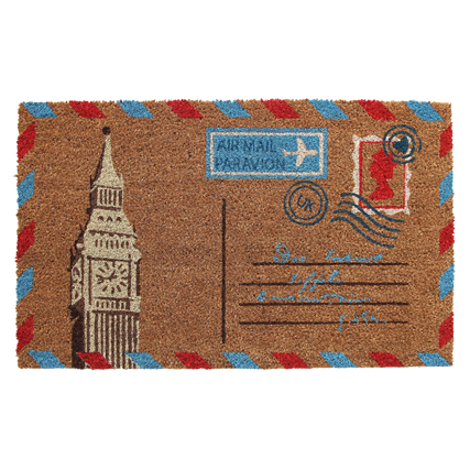 The Mail Postcard Doormat Design