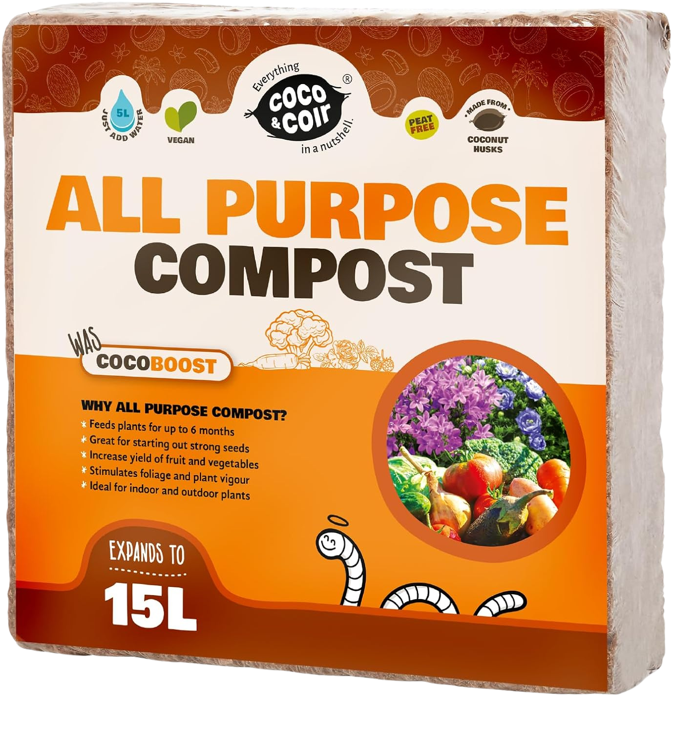 Coco and Coir All Purpose Compost 15L