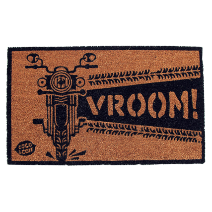 Vroom Motorcycle Life Printed Doormat