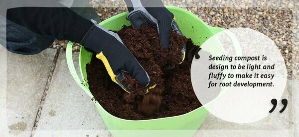 Seeding compost designed texture