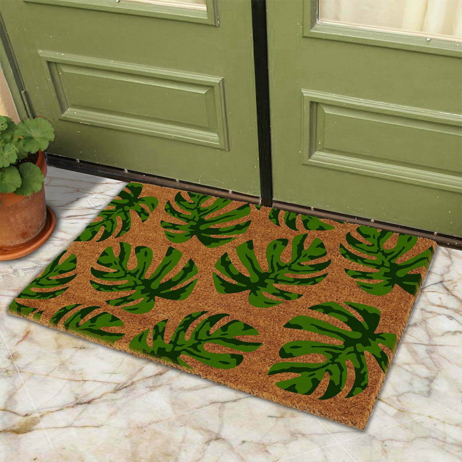 My Monstera Plant Doormat