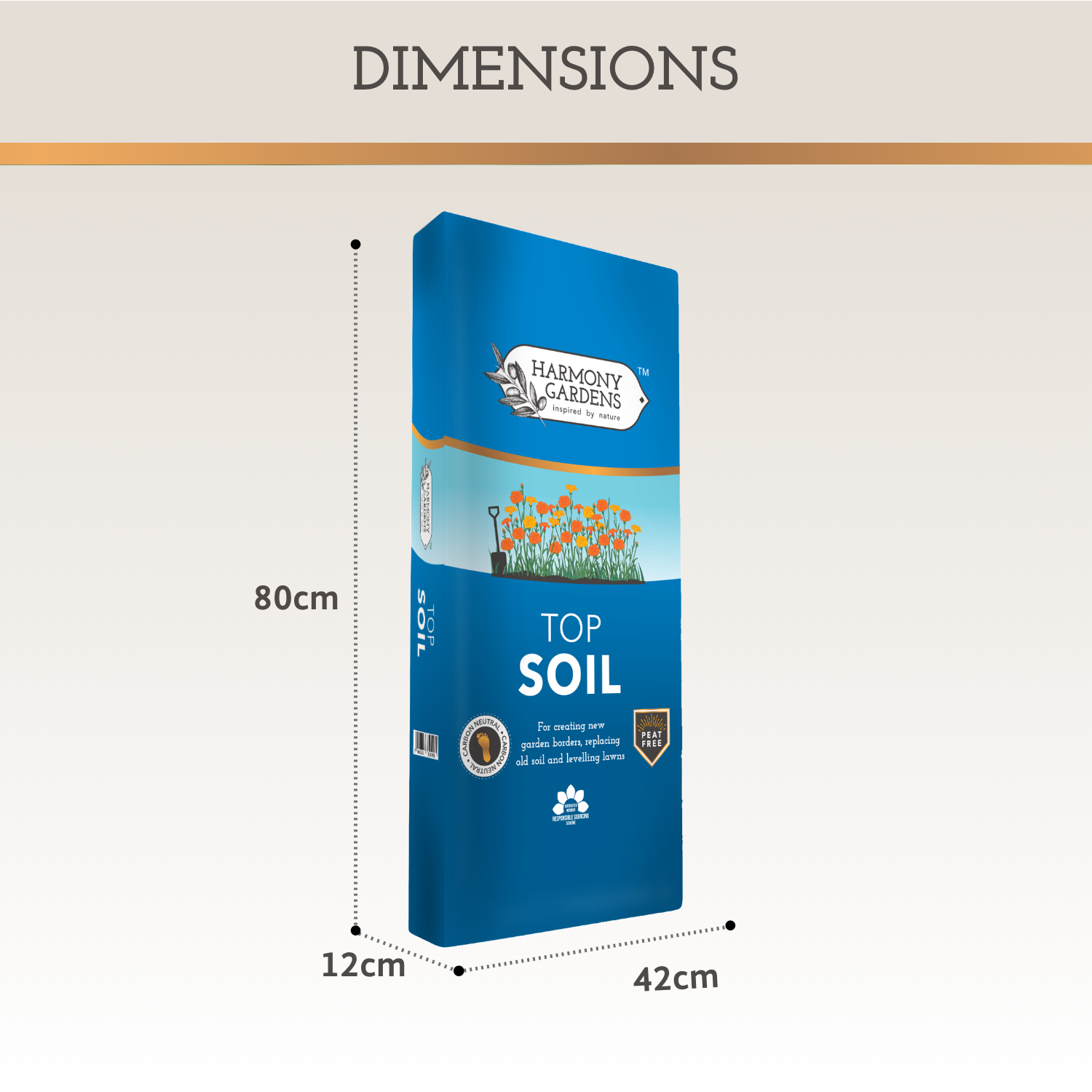 Harmony Gardens Top Soil 25L