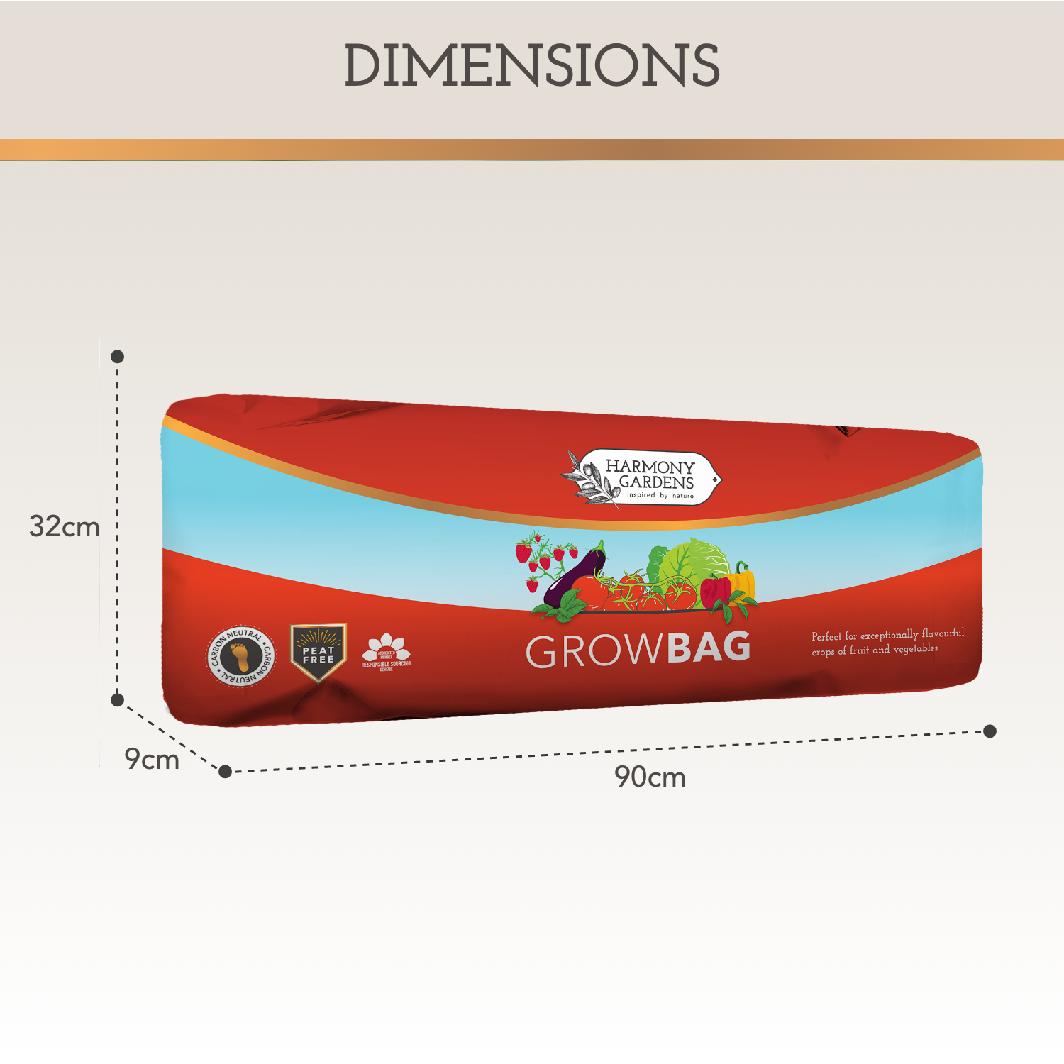 Harmony Gardens Grow Bag 30L