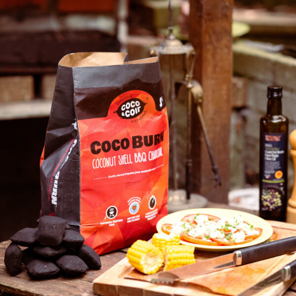 Coco Burn - Coconut Shell BBQ Charcoal 3kg | Coco & Coir