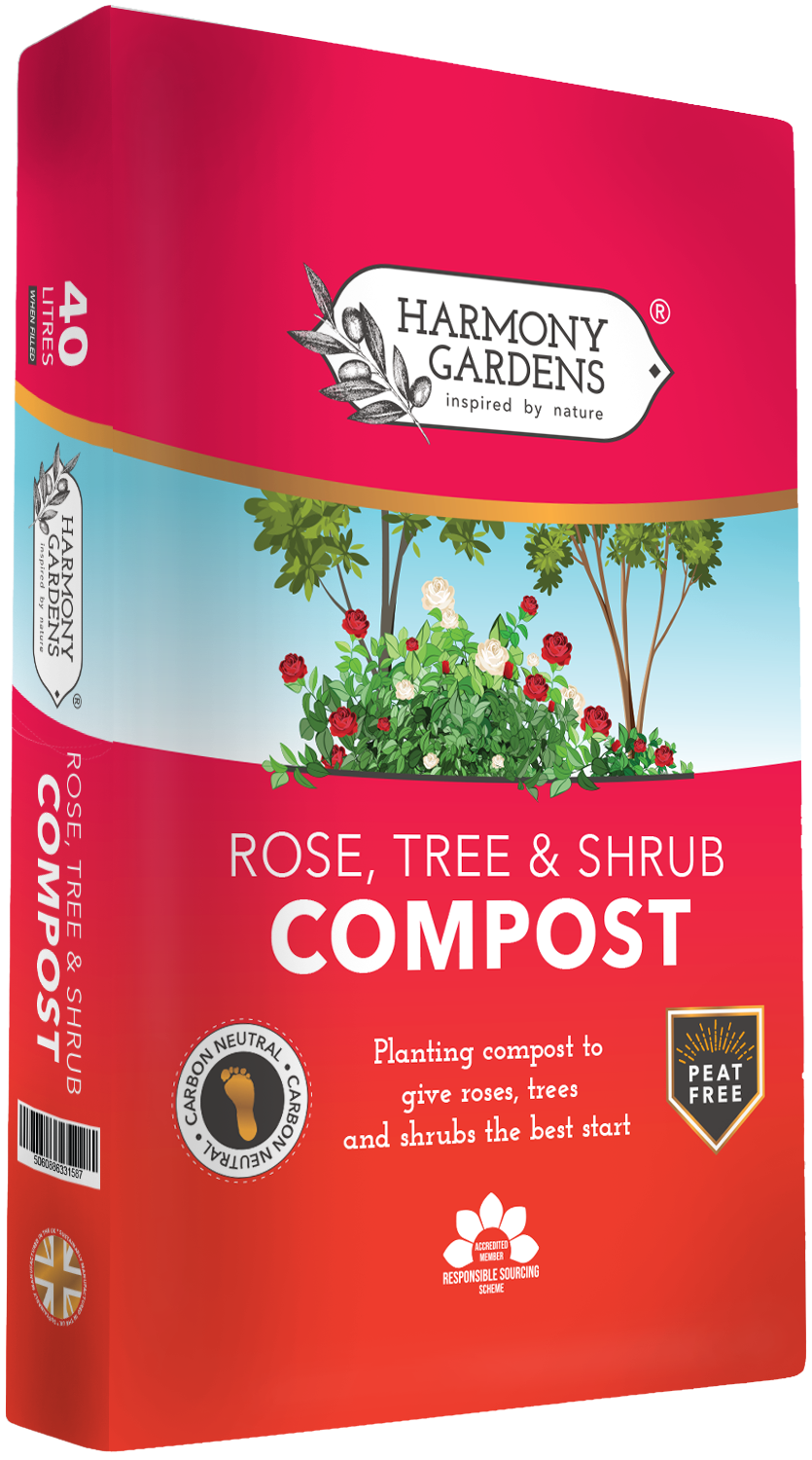 Harmony Gardens Rose, tree & Shrub Compost 40L