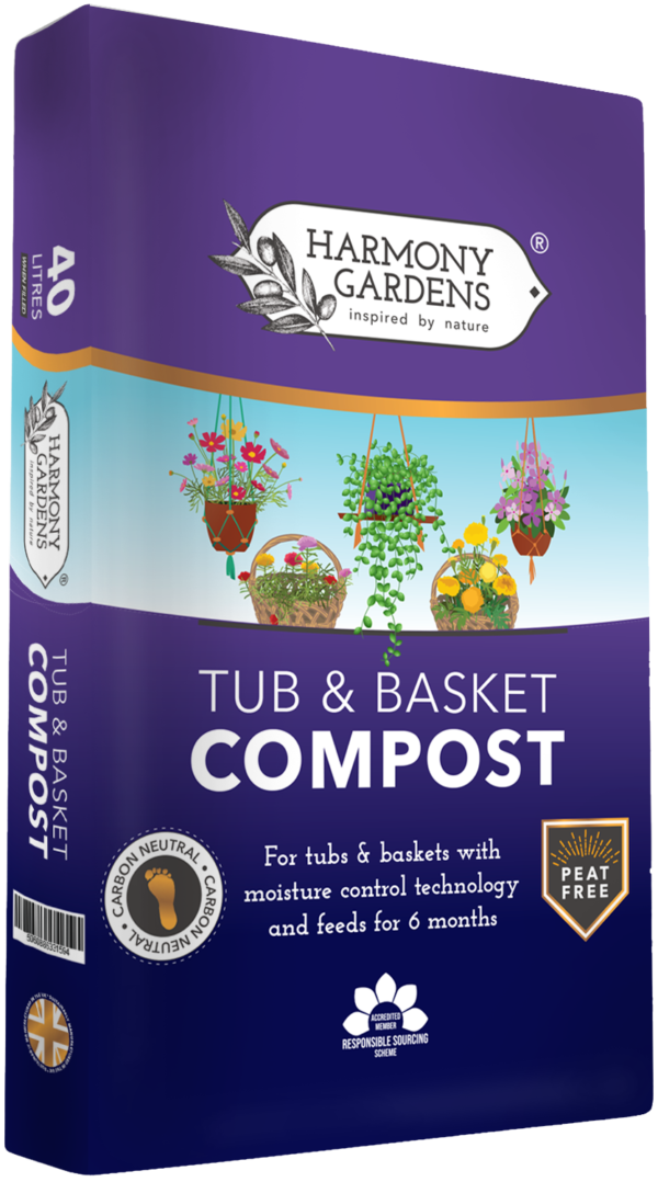 Harmony Gardens Tub & Basket 40L | Coco & Coir