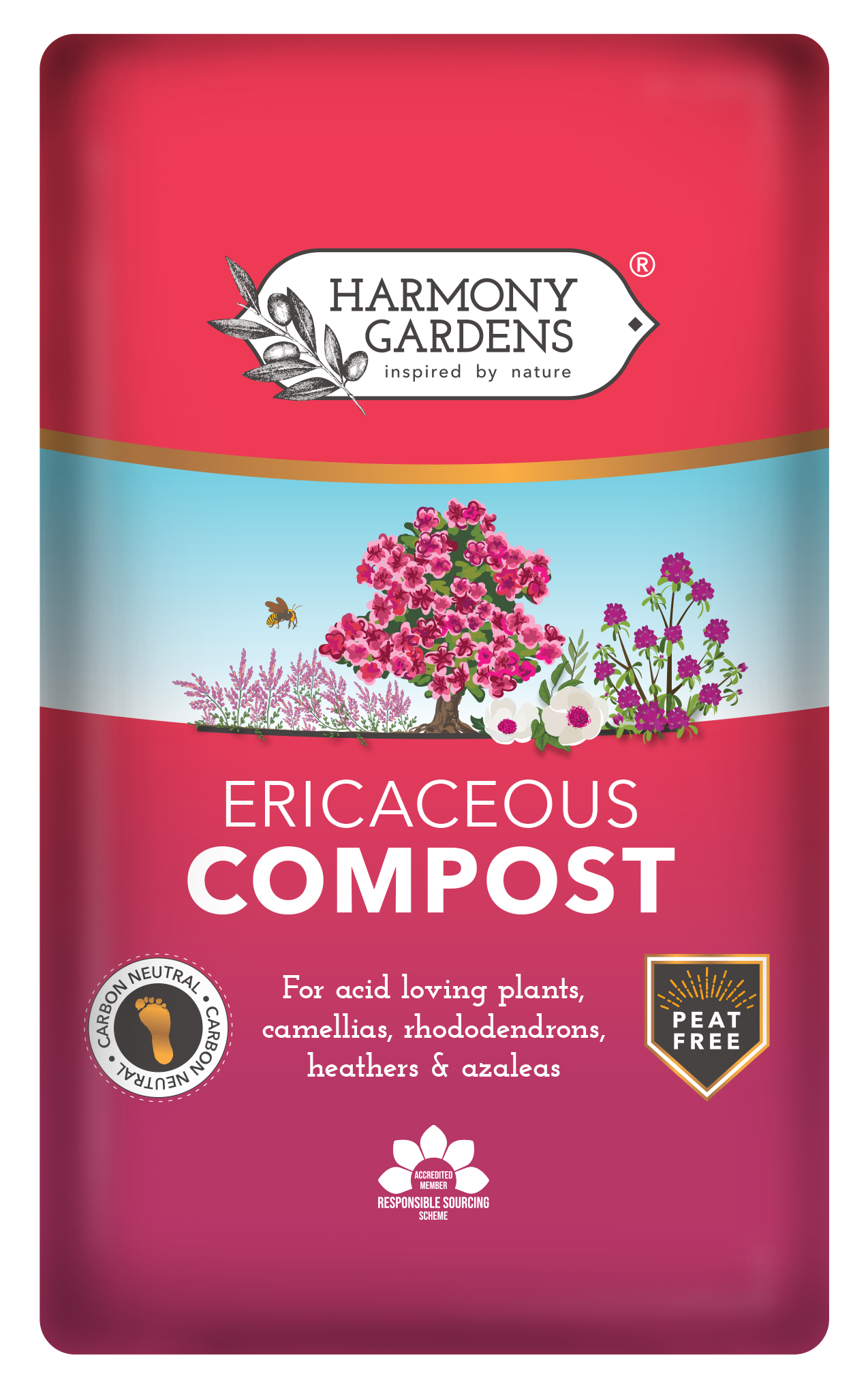 Harmony Gardens Ericaceous compost 40L