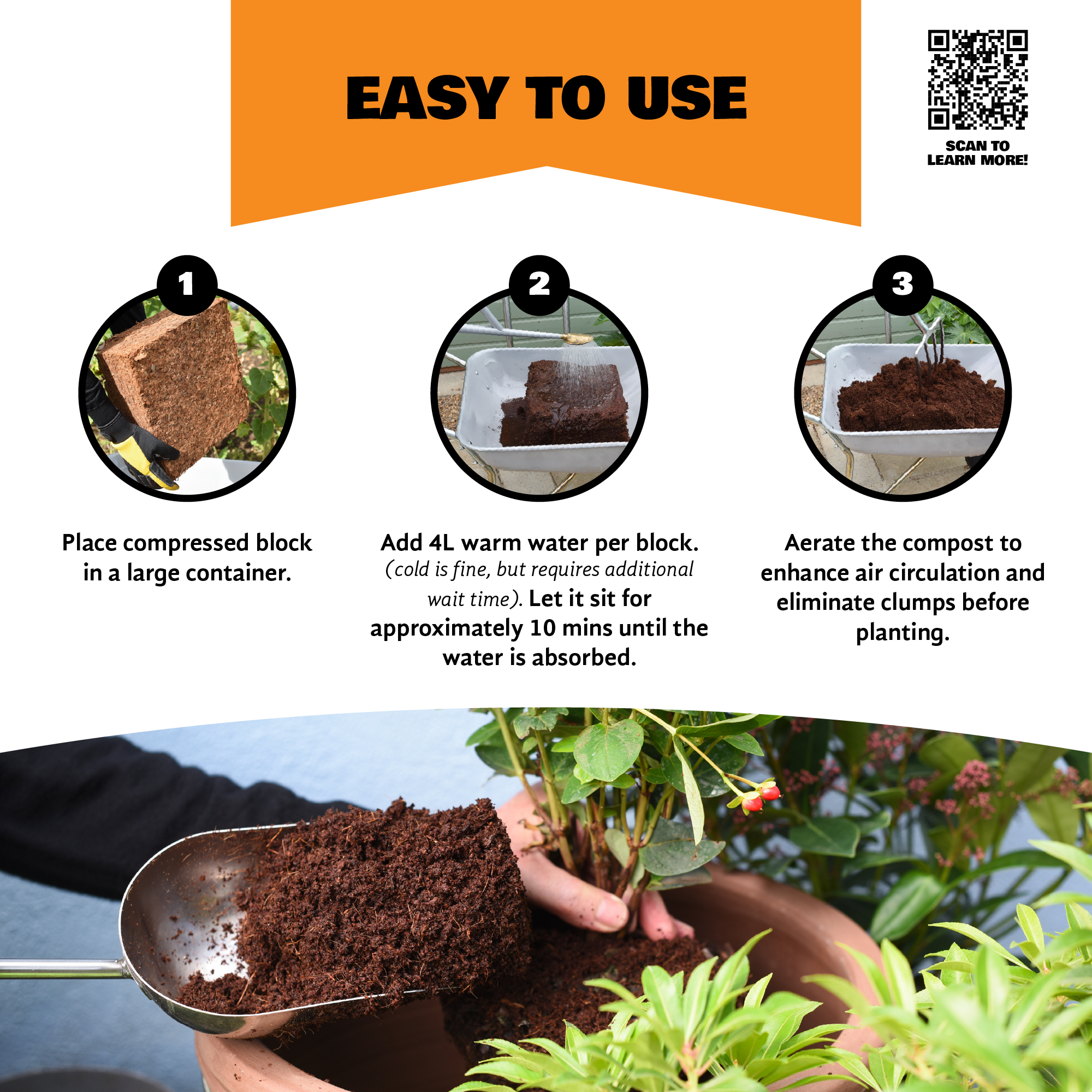 All Purpose Compost - 30L- with essential nutrients