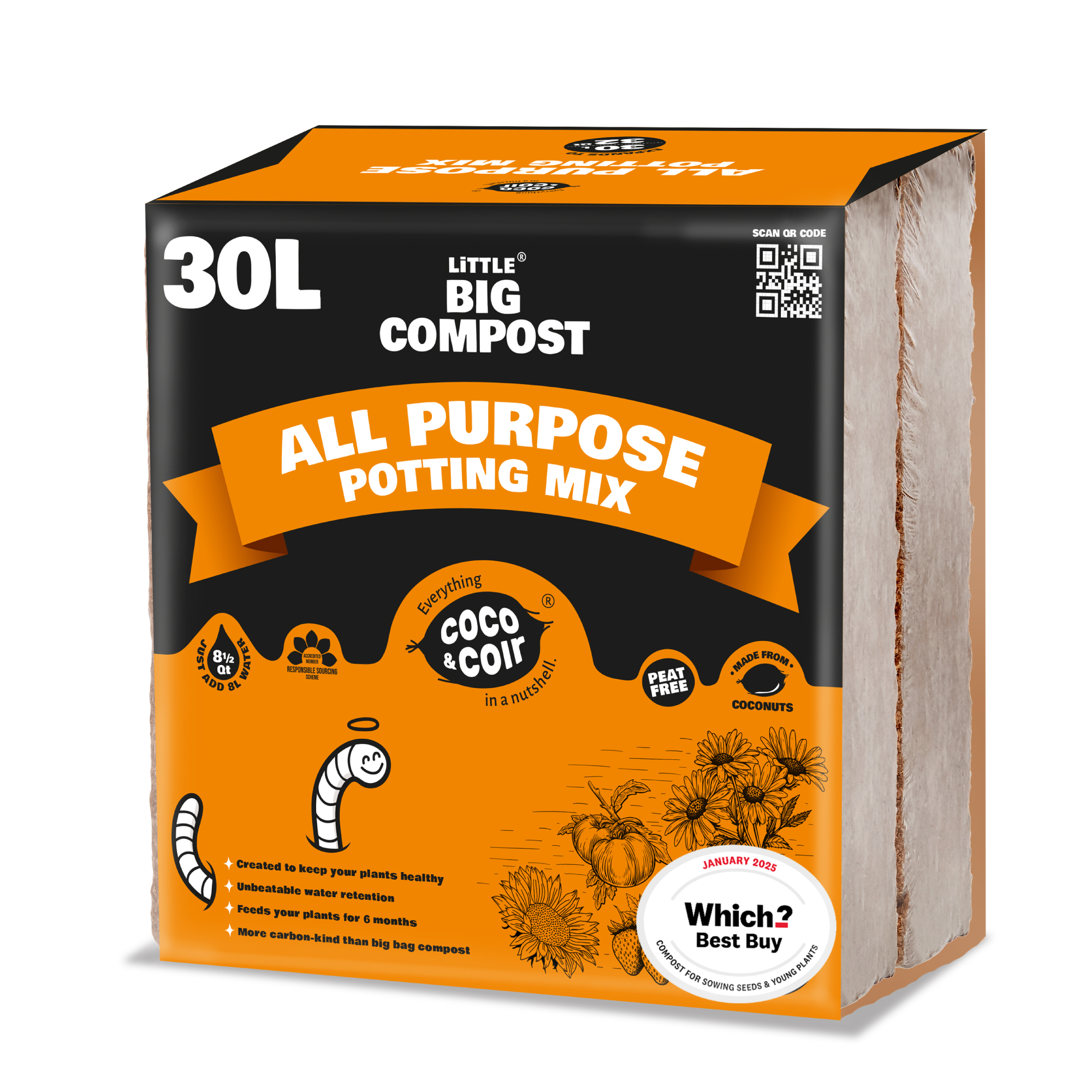 All Purpose Compost - 30L- with essential nutrients